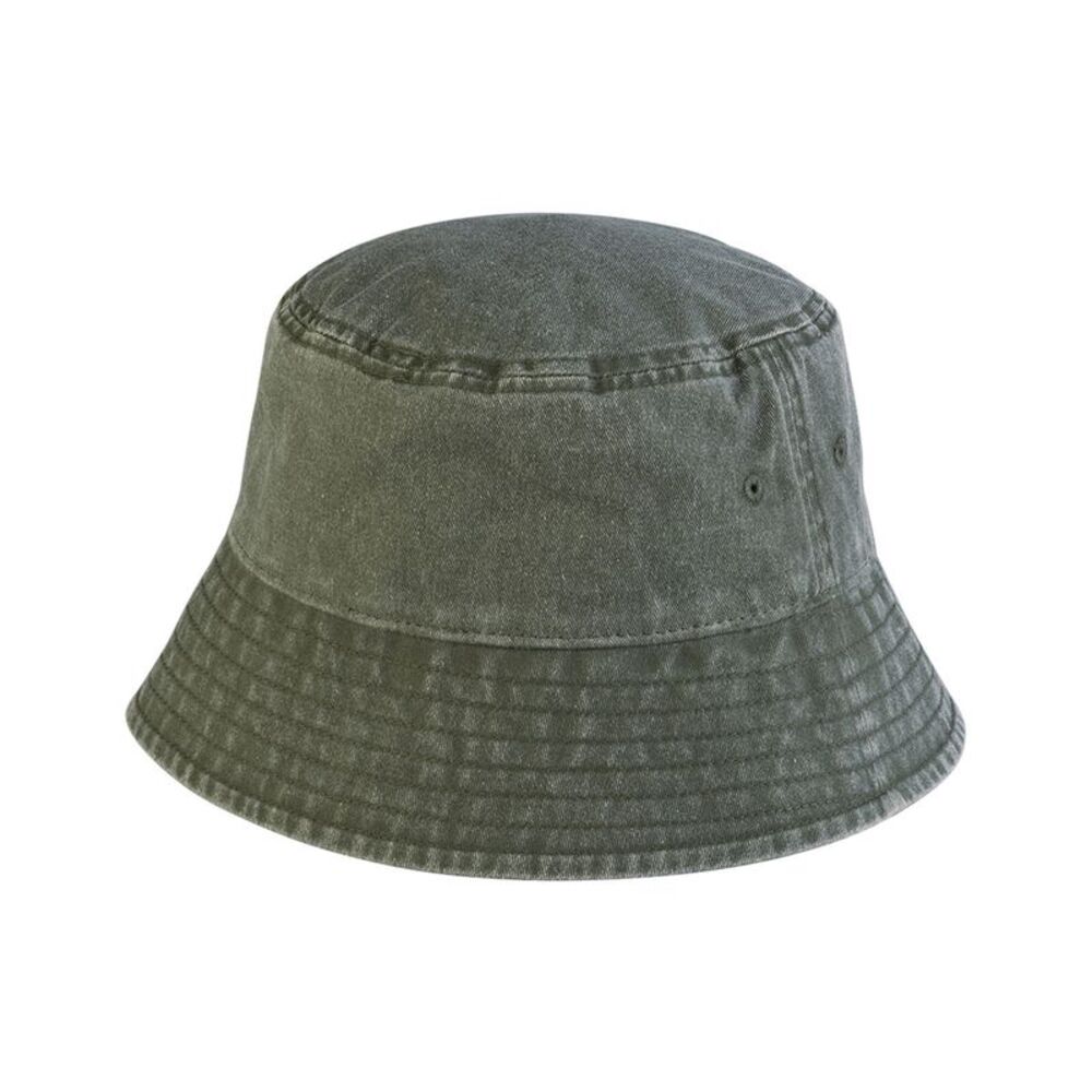 Beechfield Unisex Adult Vintage Bucket Hat / Vintage Olive